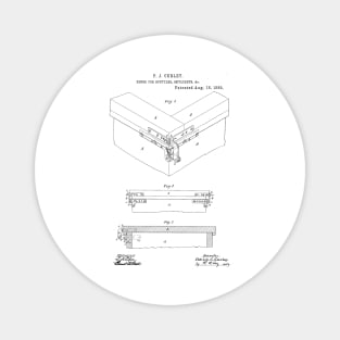 Hinge for Skylight Vintage Patent Hand Drawing Magnet